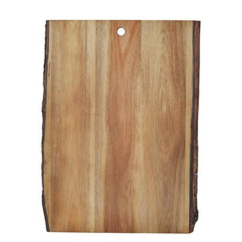 Tablecraft ACAR1812 Acacia Rectangular Dispenserlay Board, Bark Lined, 18x22X12x22X0.75x22