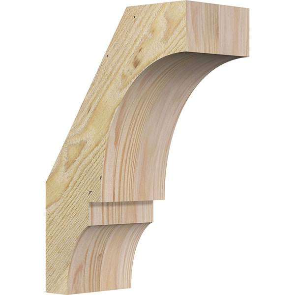 4x22W x 8x22D x 12x22H Balboa Rough Sawn Brace, Douglas Fir