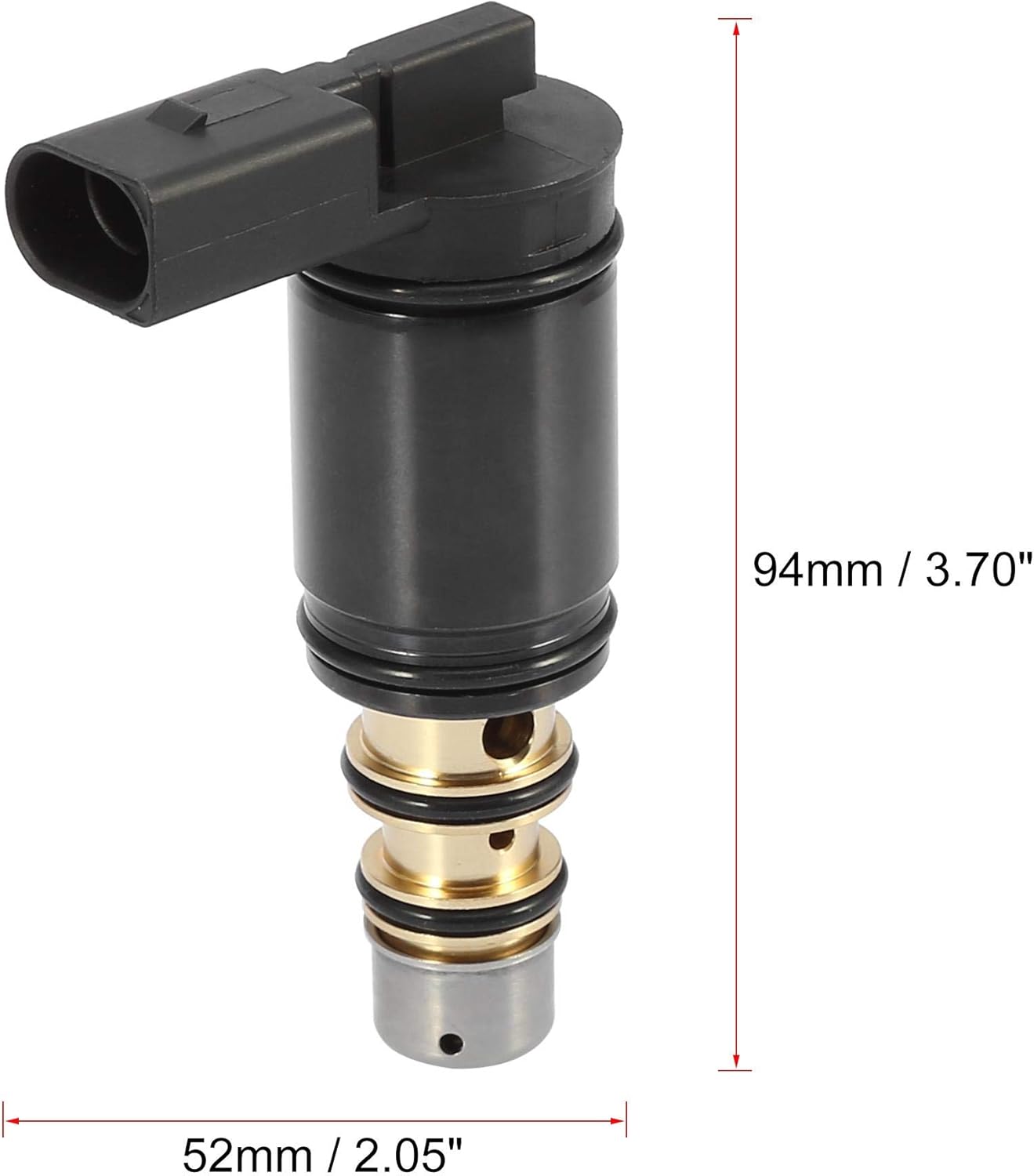 X AUTOHAUX Car AC Compressor Electronic Control Solenoid Valve 7SEU16C for Volkswagen Passat Pack of 2