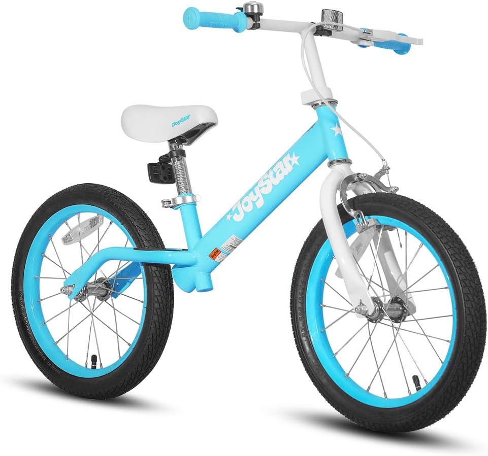 JOYSTAR 14 &16 Inch Kids Balance Bike for 3 4 5 6 7 8 Year Old Girls Boys, 16 in Large Balance Bikes, 14