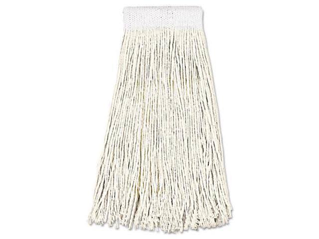 Boardwalk Mop Head, Premium Saddleback Head, Rayon Fiber, 24-oz., White, 12/Carton