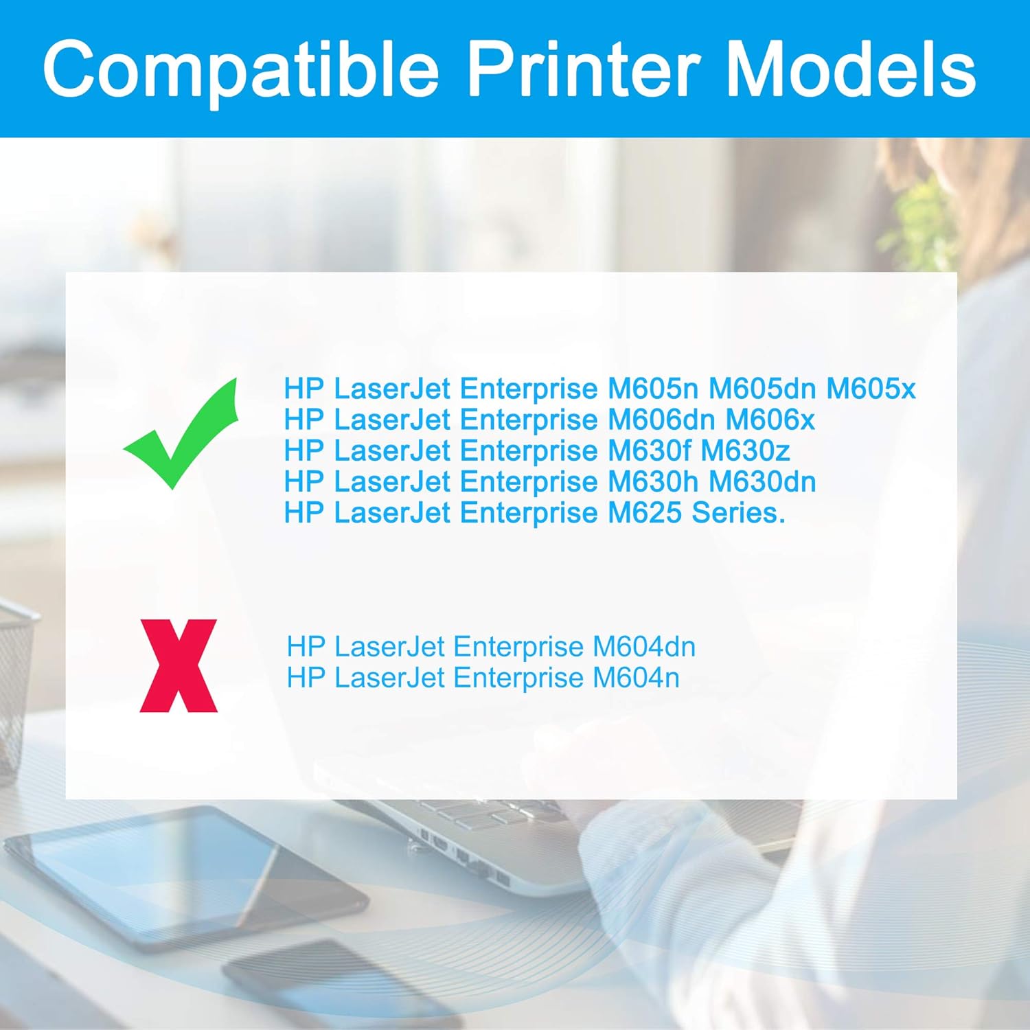 LCL Compatible Toner Cartridge Replacement for HP 81X CF281X 25000 Page M605n M605dn M605x M606dn M606x MFP-M630f MFP-M630z MFP-M630h MFP-M630dn MFP-M625 (2-Pack Black) Pack of 2