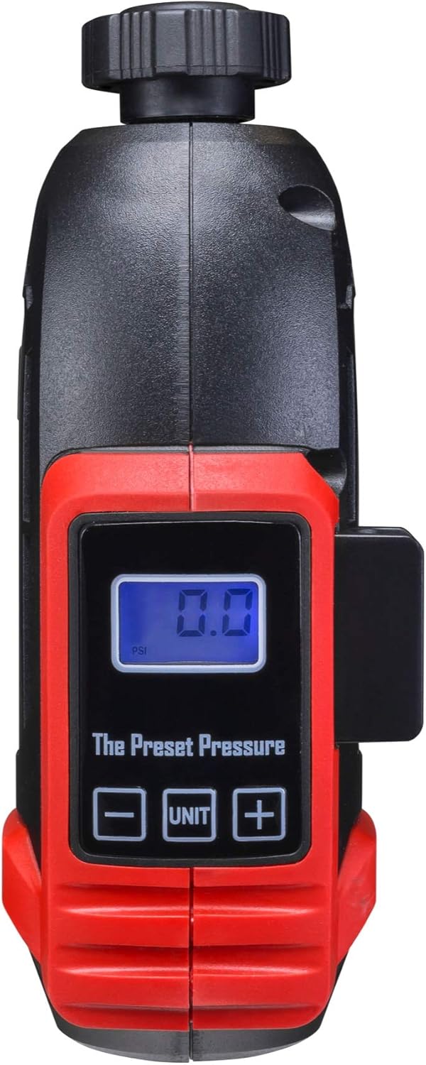 Powerbuilt 20V Lithium-Ion Cordless Tire Inflator Inflates Tires, Camping Gear, Sports Balls up to 150 PSI, Set and Forget Auto Shut-Off at Target PSI, Lighted Digital Display Shows PSI - 240215 Pack of 2