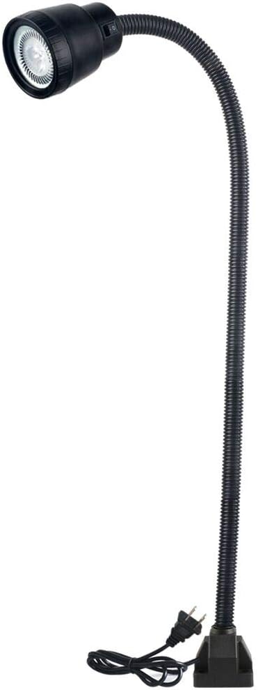 Led Machine Work Lights 5W 110V Waterproof IP54 Bolt on Industrial Light with Plus Long Gooseneck Lamp (1000mm)