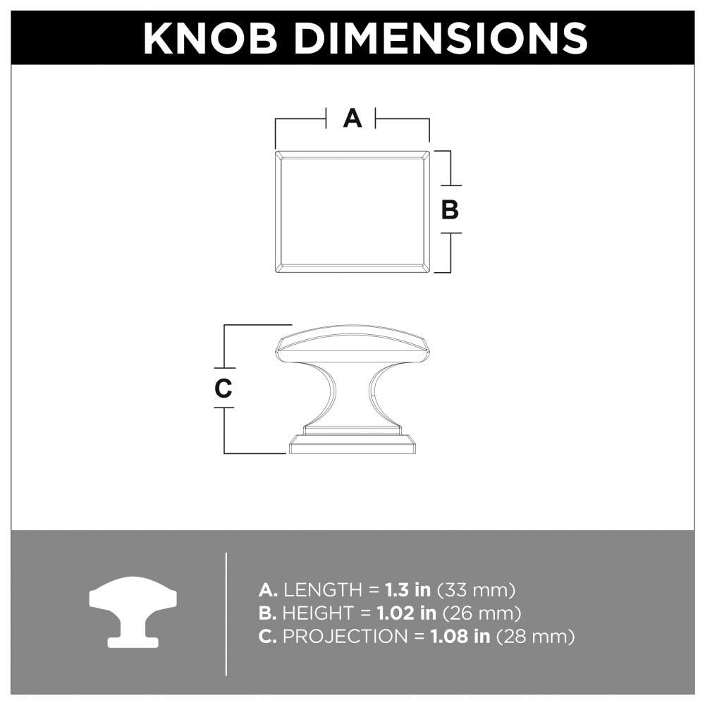 Brainerd Architectural 1.25-in Bronze with Copper Highlights Rectangular Traditional Cabinet Knob 24-Pack P32943w-Vbc-K2