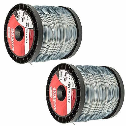 Oregon 22-895 Magnum Gatorline 3 lb 681& Spool 0.095x22 Gauge Square String 2-Pack