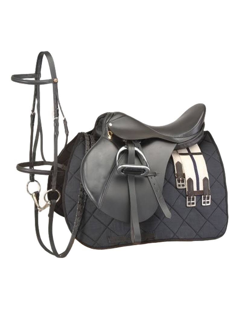 EquiRoyal Event Winner Saddle Package, Black