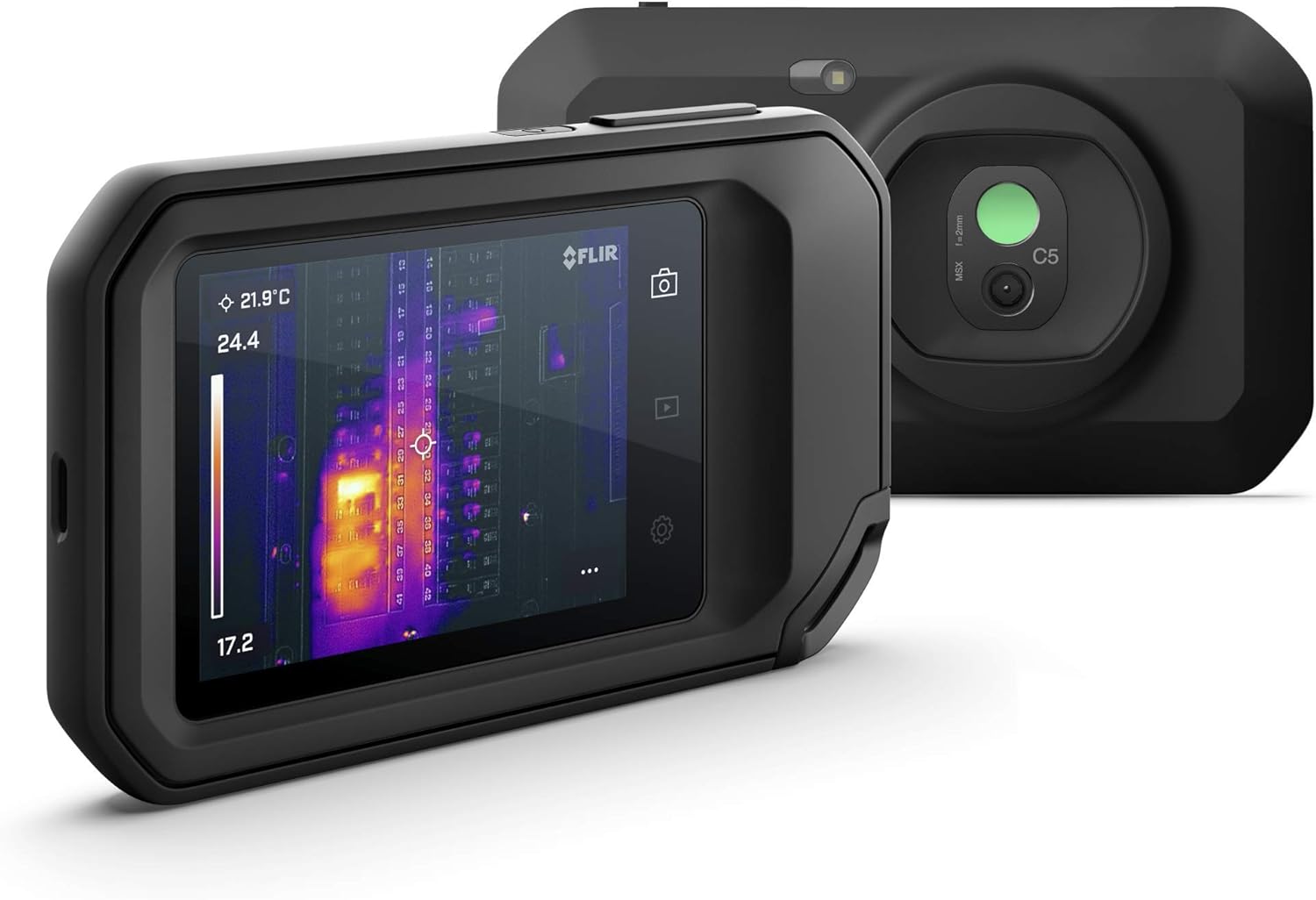 FLIR C3-X Compact Thermal Camera, Inspection Tool for Electrical/Mechanical, Building, and Maintenance Applications, with WiFi