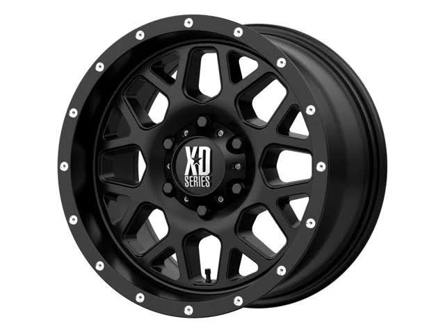 XD Series XD820 Grenade 17x8.5 5x5x22 +0mm Satin Black Wheel Rim 17x22 inch