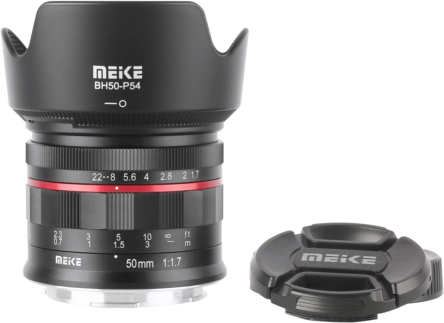 Meike 50mm F1.7 Full Frame Large Aperture Manual Focus Lens for Panasonic Lumix Leica Sigma L-Mount Cameras S1 S1H S5 S1R SL SL2 FP FPL Pack of 2