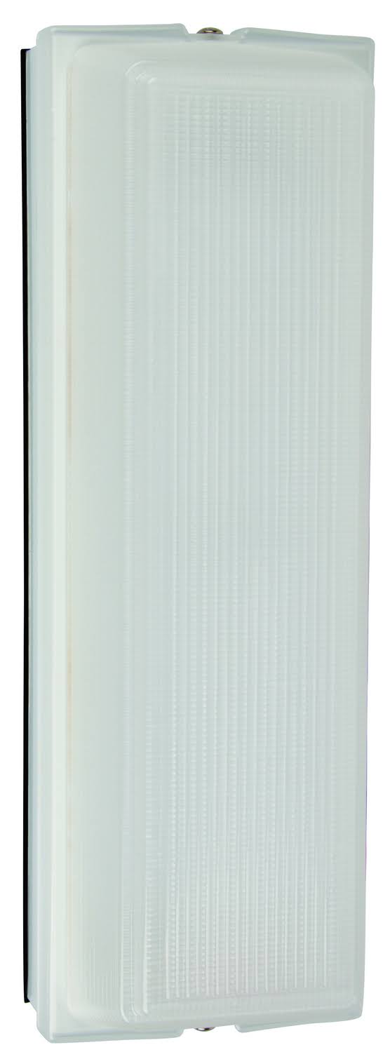 Outdoor LED Wall Lantern Clear Acrylic Lens 4-3/8 x 13-1/4 in. Uses (1) 10.5-Watt Integrated LED