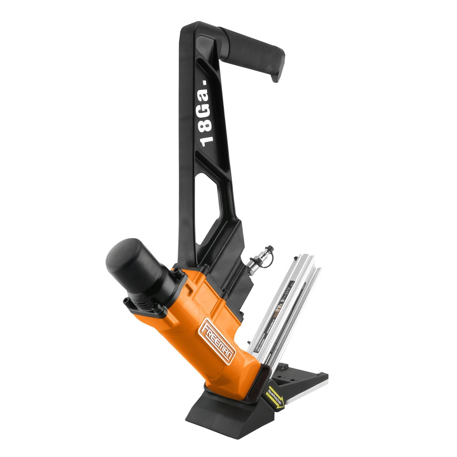 Freeman PF18GLCN Pneumatic 18-Gauge 1-3/4x22 L-Cleat Flooring Nailer (2 Pack) at VM Express 82100997