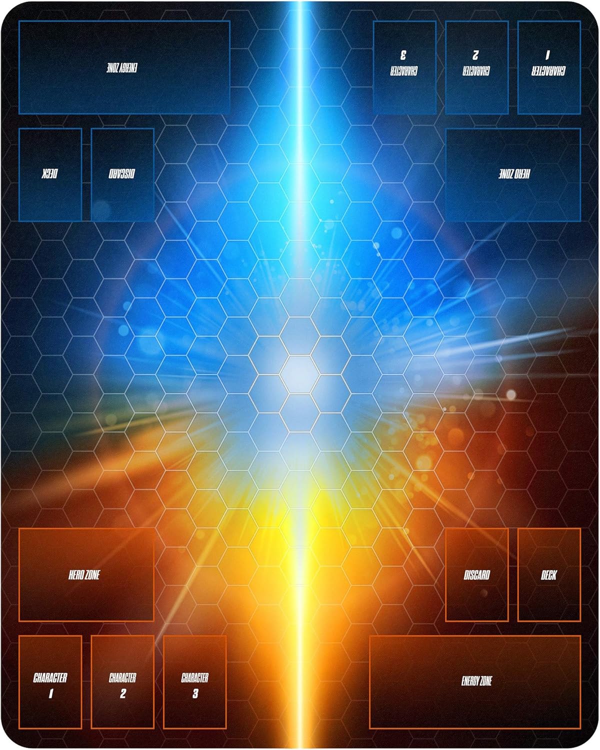 Go Fans Go 2 Player Playmat for Bakugan Table Card Game Pack of 2