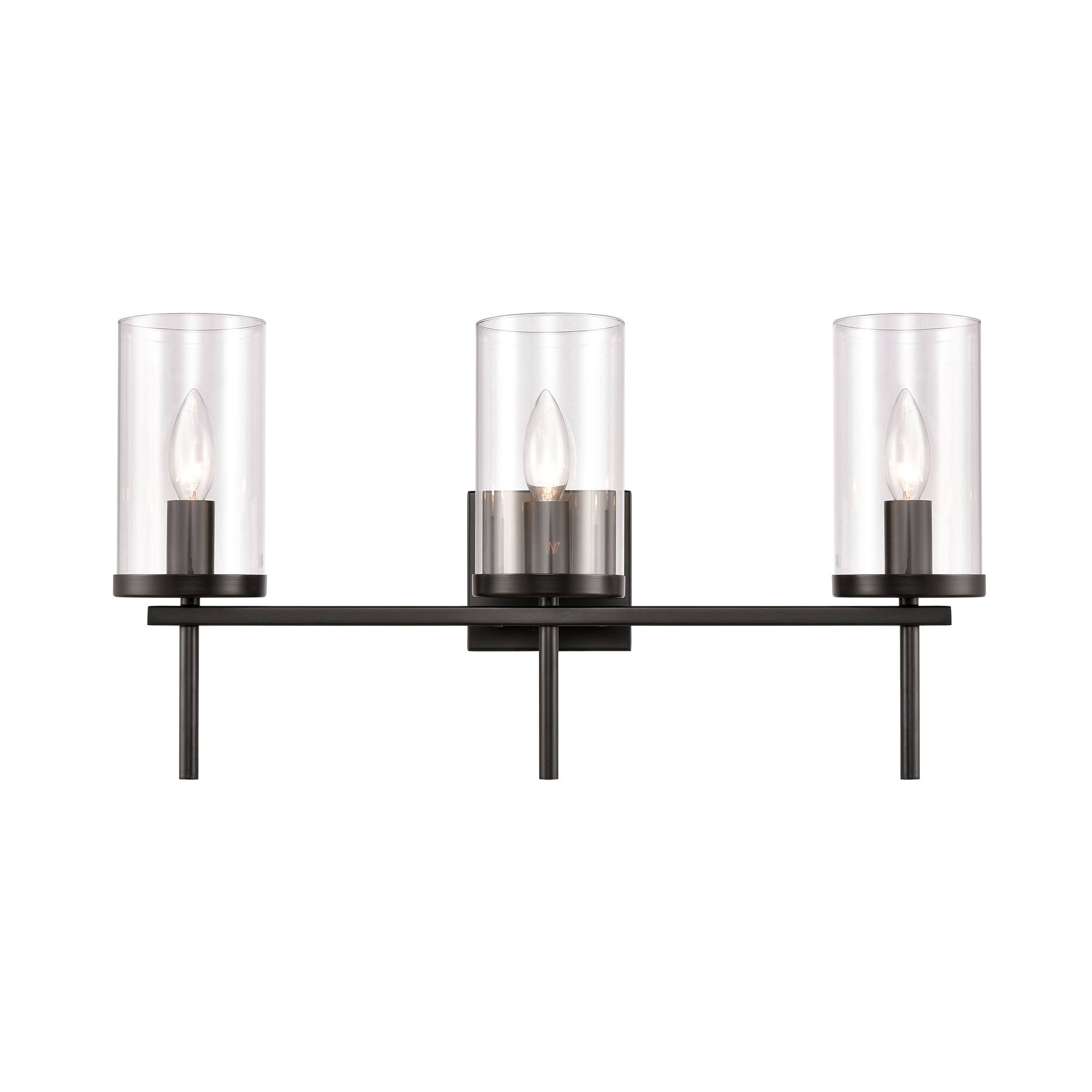 Thomas Lighting 3-Light Bath Black CN290316