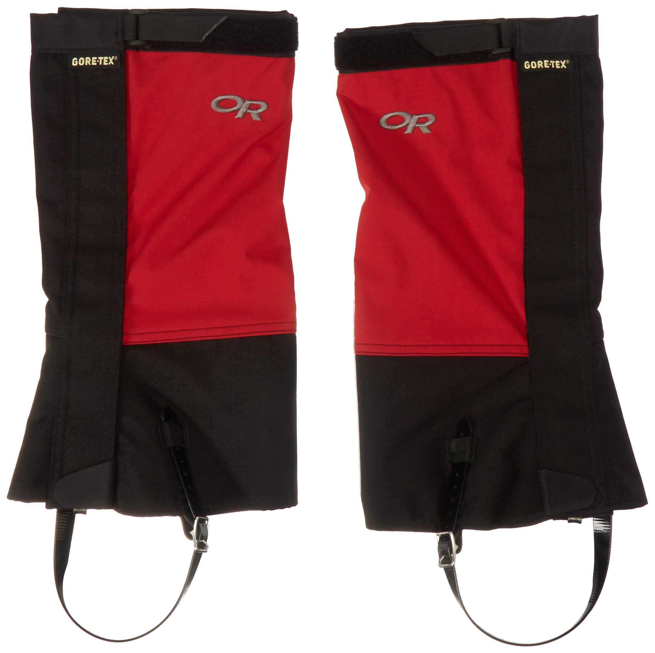 Outdoor Research Expedition Crocodile Gaiters, Chili/Black, XL