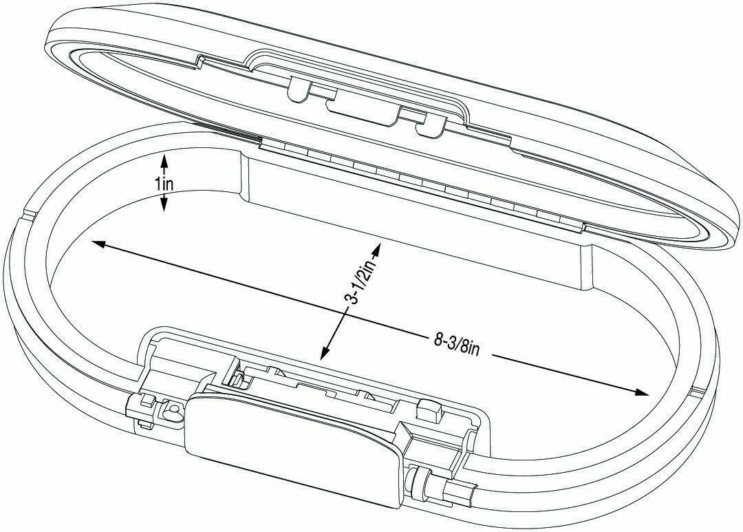Master Lock 5900D SafeSpace Portable Safe, Gunmetal Grey