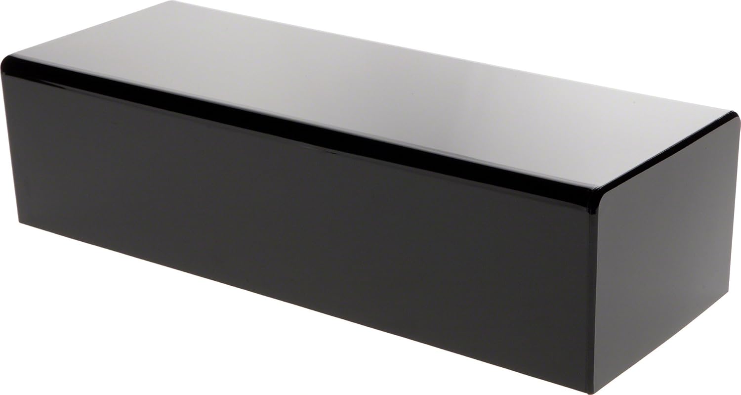Plymor Black Acrylic Rectangular Display Base, 16
