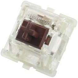 Genuine SMD RGB Cherry MX Switch 3-pin Mechanical Keyboard Speed Silver Mute red Blue Pink Switch (65pcs, Brown 3 pin) Pack of 2