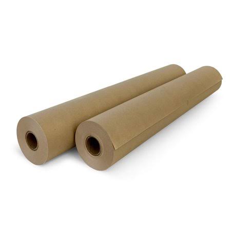 IDL Packaging Brown Kraft Paper Roll 18 inch x 180' - Perfect Paper for Packing - Kraft Wrapping Paper for Moving - Floor Maskin