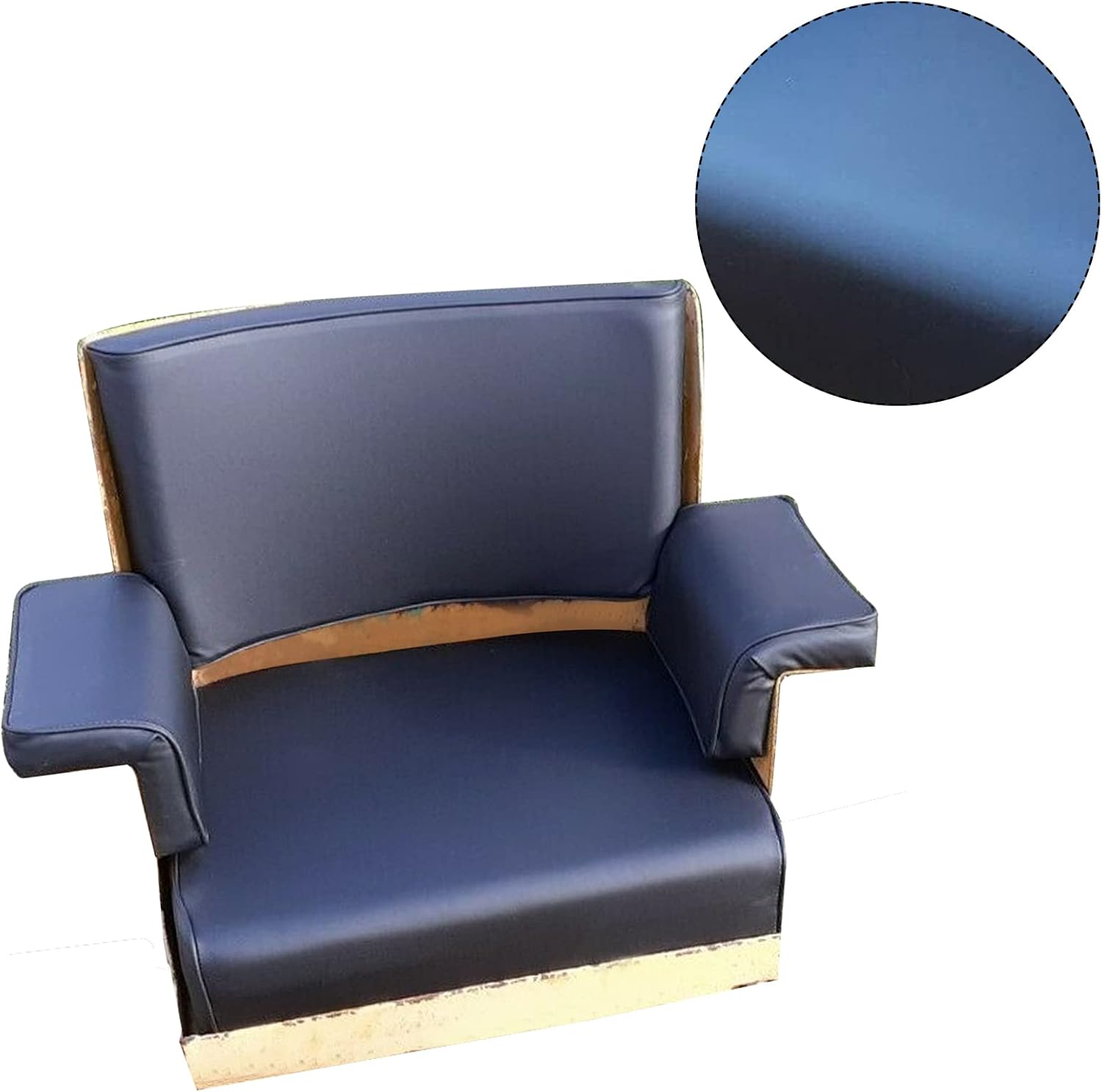 HECASA New Seat Cushion Set Compatible with John Deere Crawler Dozer 420 430 440 1010 2010 Seat Back, Seat Bottom and Arm Rest Pair