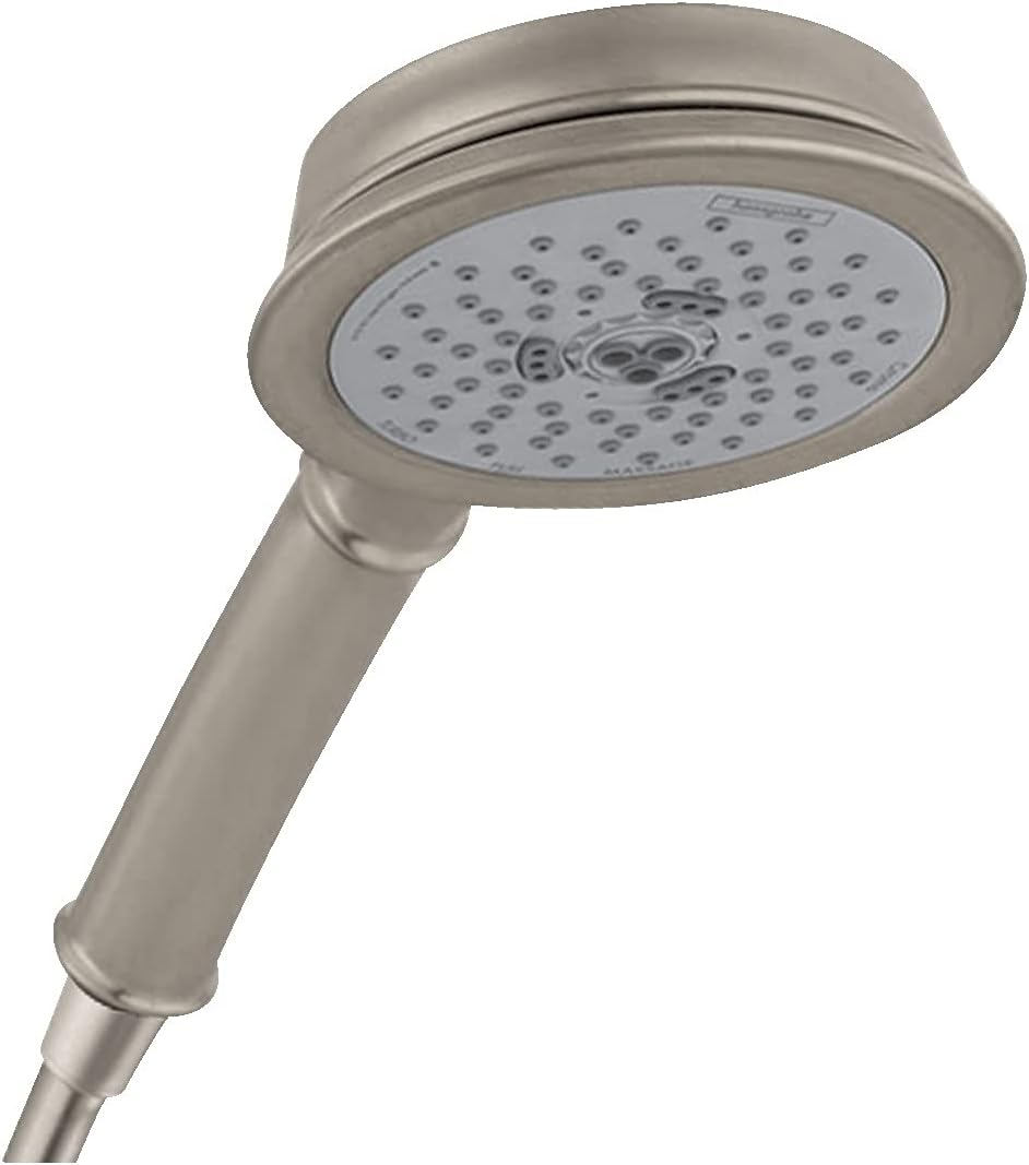 hansgrohe Croma 100 Classic 5-inch Handheld Shower Head Classic -Spray 04932000 Pack of 2