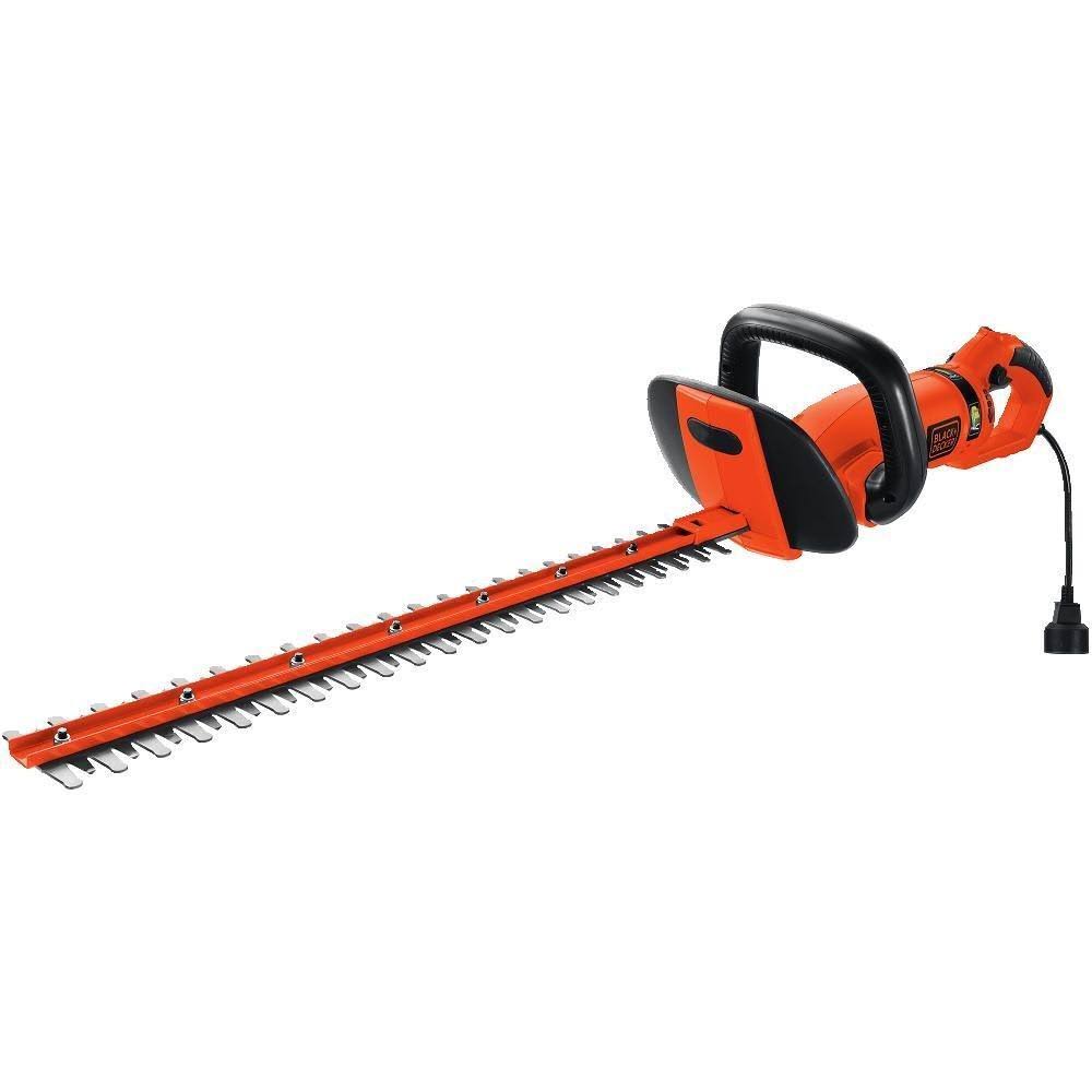 Black+decker Hh2455 3.3-Amp Hedgehog Hedge Trimmer with Rotating Handle and Dual Blade Action Blades, 24x22
