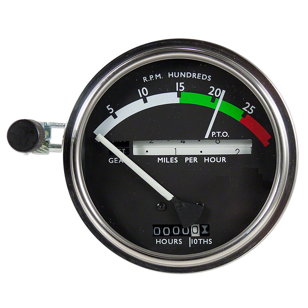 AR50405 New Tachometer White Needle Fits John Deere Tractor 2510 2520 3020 4020