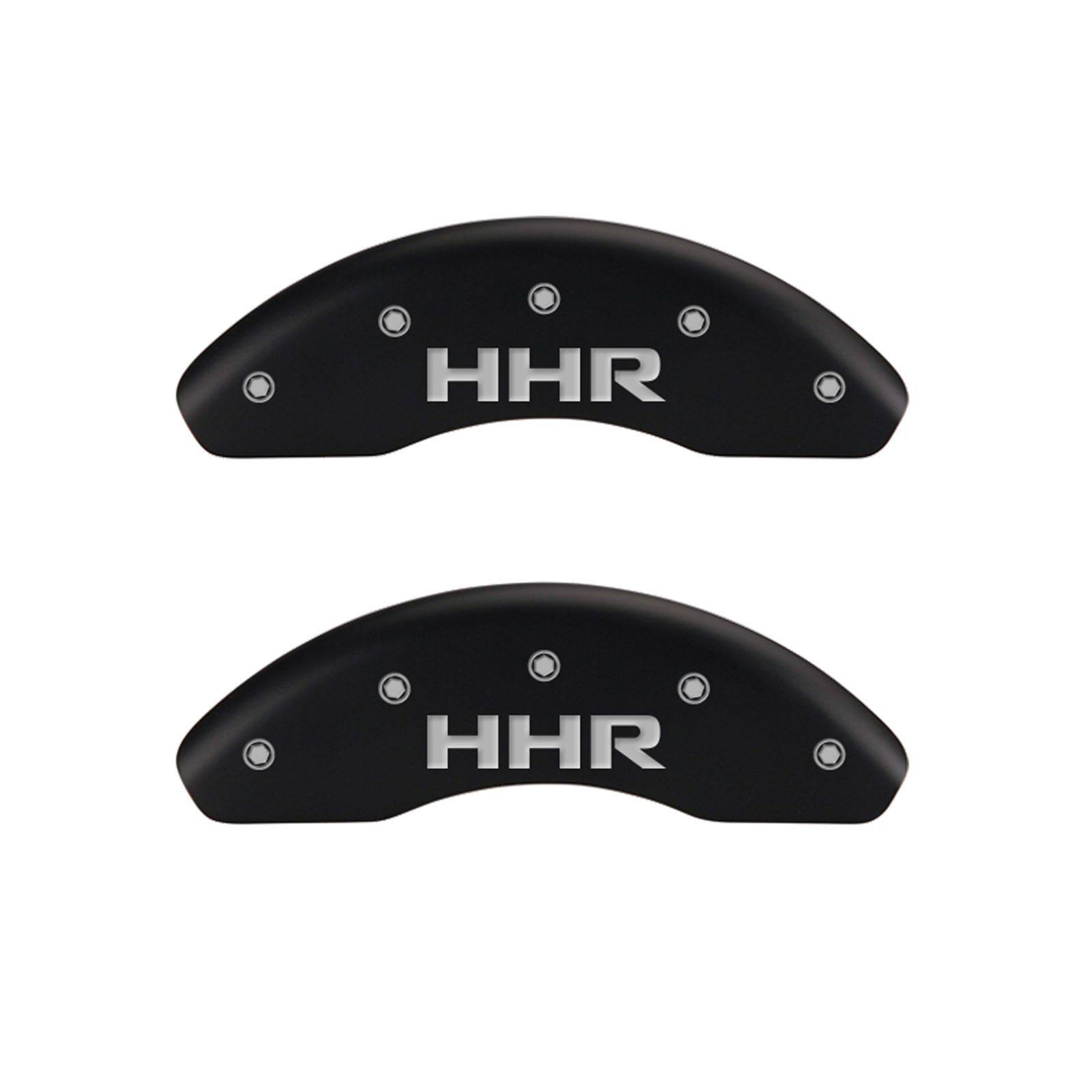 MGP 14230FHHRMB Matte Black Front Caliper Covers with HHR Engraving