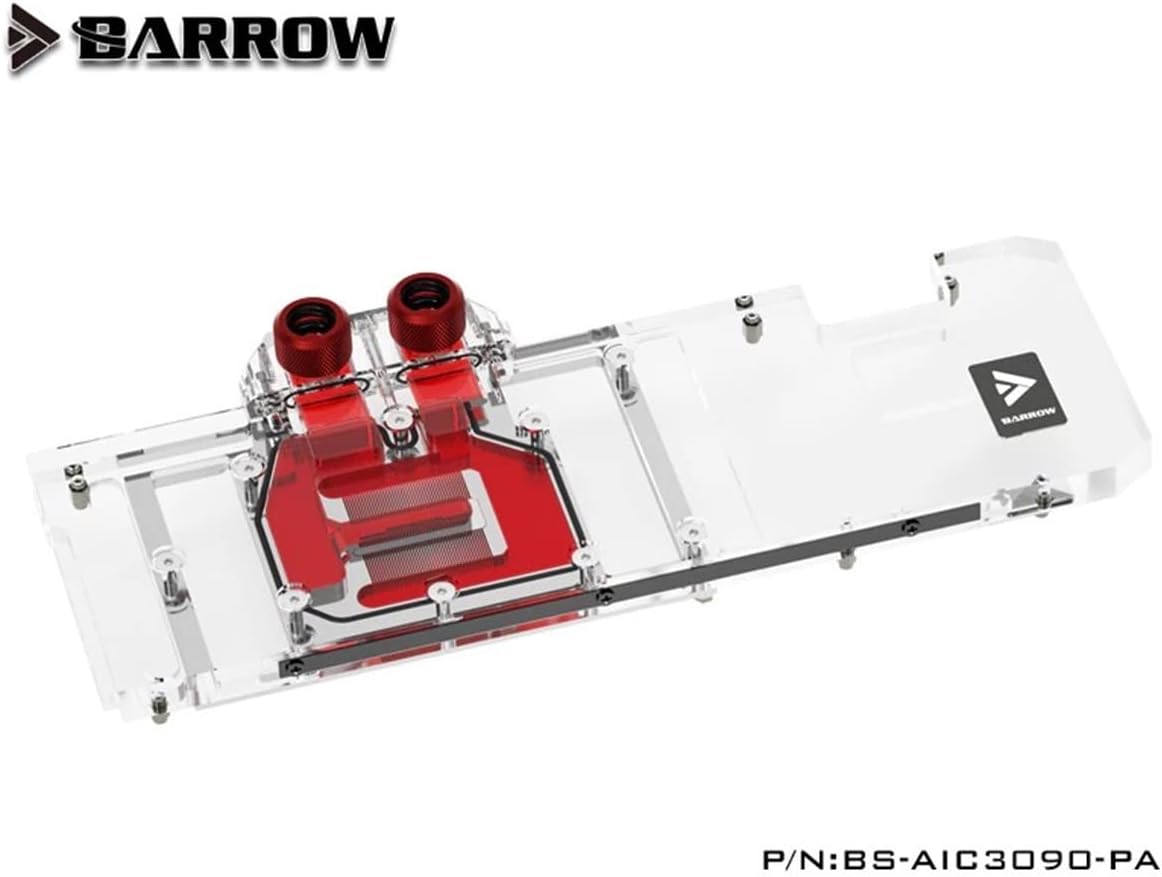 Barrow GPU Water Block for ZOTAC RTX 3090 Apocalypse v2, aRGB, Nickel/Plexi