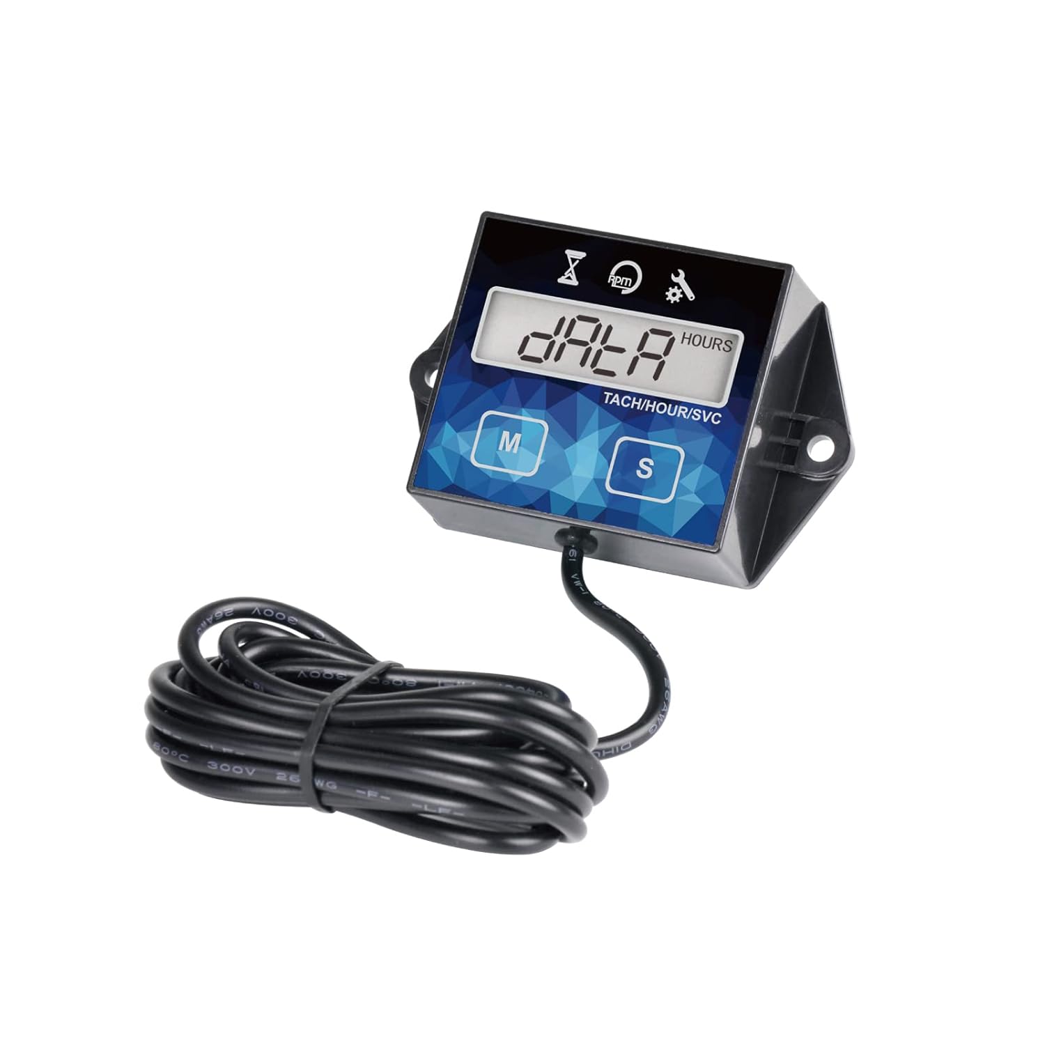 Yooreal Small Engine Hour Meter Tachometer Waterproof Design for Lawn Mower Generator Chainsaw Outboard Motor Snowblower Jet Ski Dirt Bike