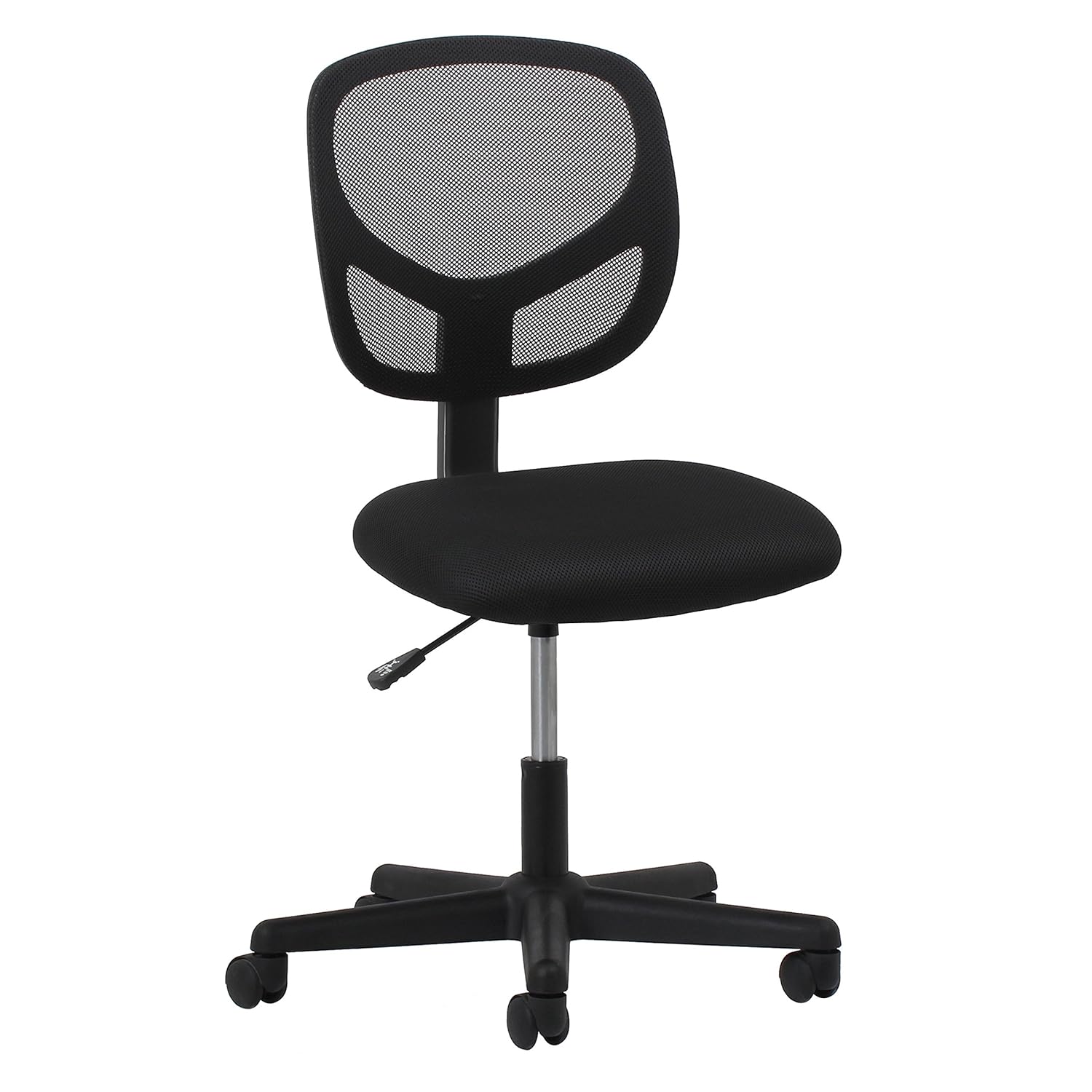 OFM ESS Collection Mesh Back Office Chair, Armless, in Black (ESS-3000)
