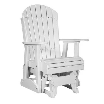 Gonsalve Adirondack Glider Chair Ebern Designs Frame Color: White