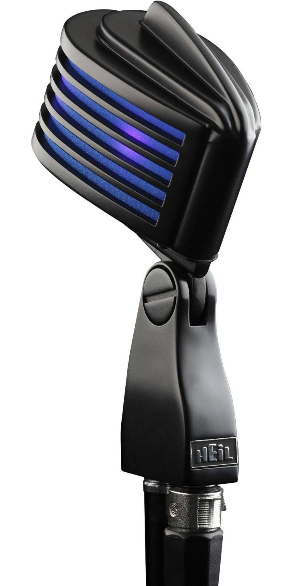 Heil Sound The Fin Cardioid Dynamic Microphone (Black/Blue LED)