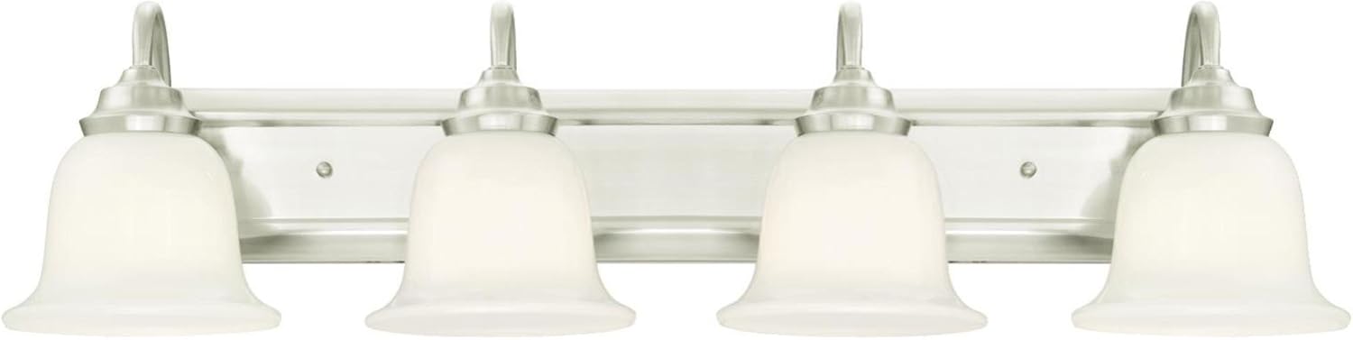 Westinghouse Lighting Harwell Amber Bronze Four-Light Indoor Wall Fixture,4 Light,6305100 Pack of 2