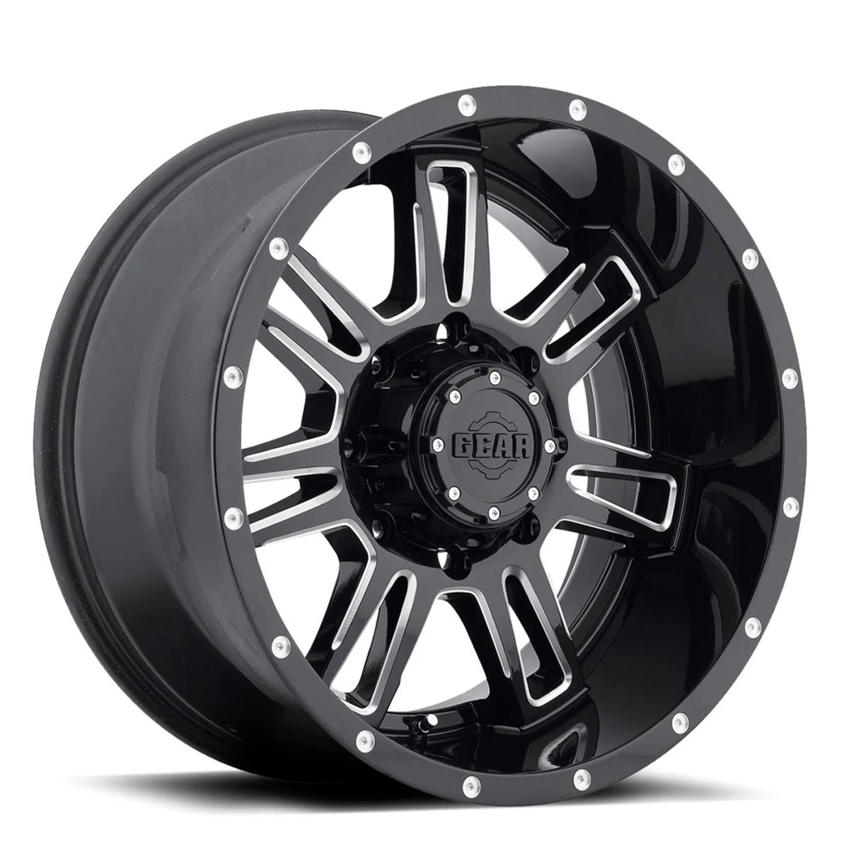 Gear Alloy 737BM Challenger 18x9 5X4.50/5X5.00 Black