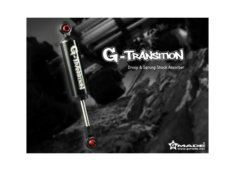 Gmade Gma20504 G-Transition Shock Black 80mm (4) for 1/10 Crawler