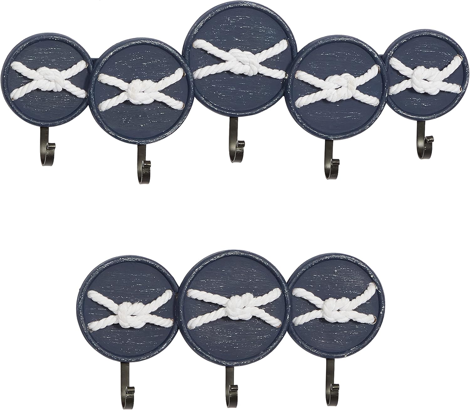 Deco 79 Rack Wall Hook, S/2 24