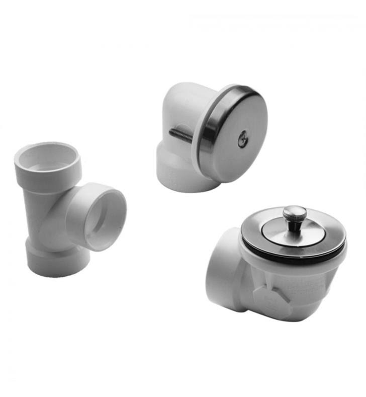 Jaclo 540-PVCHK-SB Lift and Turn Drain STRAINER with Faceplate - Satin Brass