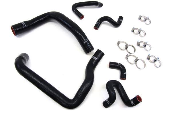 HPS 57-1010-BLK Black Silicone Radiator Coolant/Heater Hose Kit