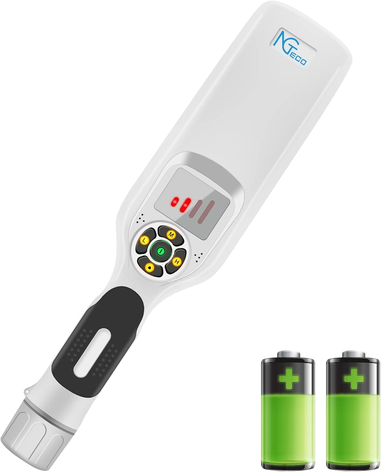 Metal Detector Wand, Handheld Security Super Scanner High Accuracy Metal Detectors for Lumber Woodworking Adjustable Sensitivity Sound Vibration Alerts Safety Bars with Rechargeable Battery