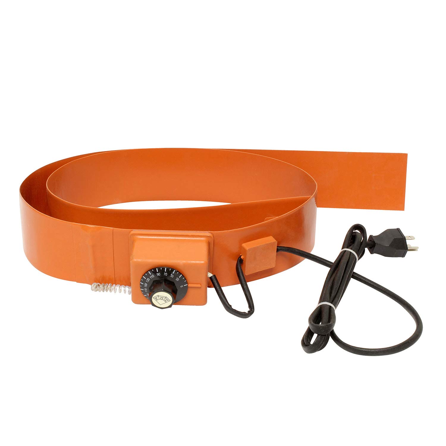 BISupply Silicone Heater Pad Drum Electric Heat Wrap Hot Heating Pad for 55 Gallon Barrel, 120V 1200 Watt – 3x70in Pack of 2