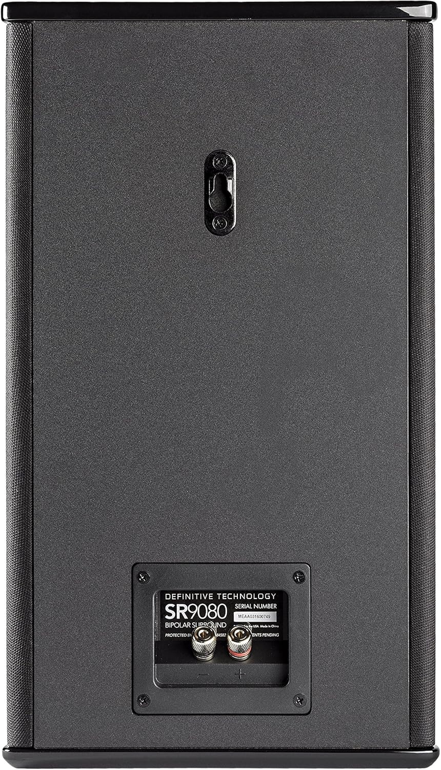 Definitive Technology SR-9080 15” Bipolar Surround Speaker | High Performance | Premium Sound Quality | Wall or Table Placement Options | Single, Black