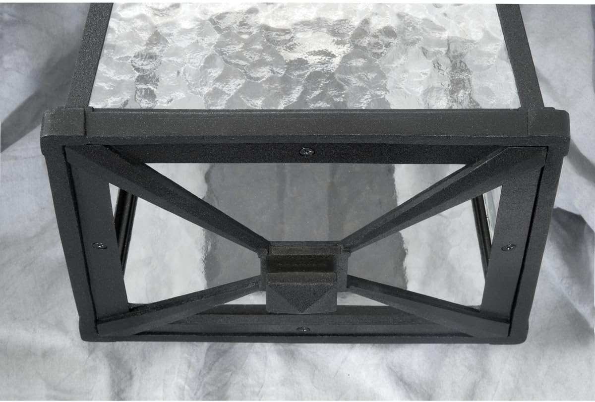 Progress Lighting P6023-31 Med Flush Mount, 2-100-watt , Black