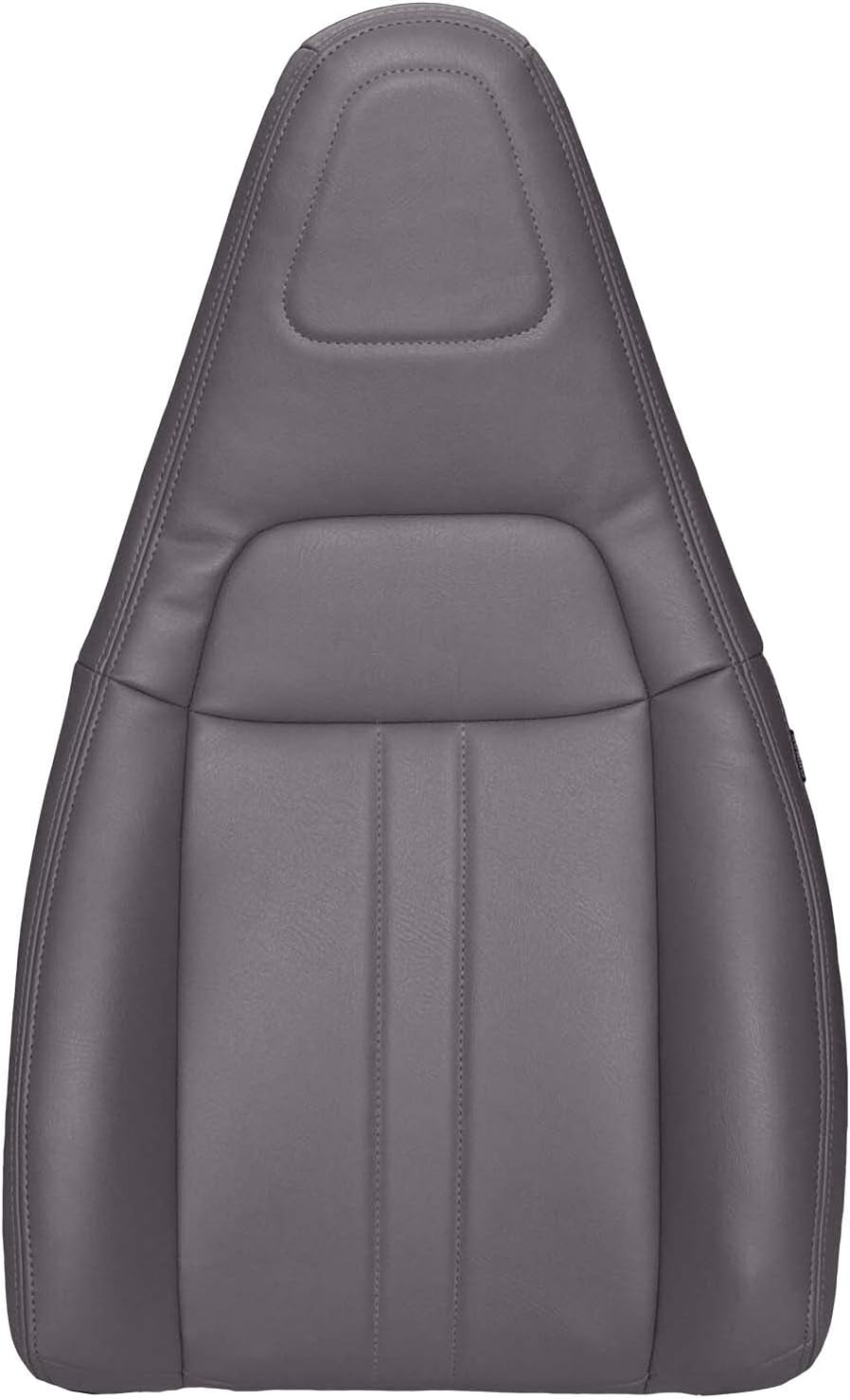 The Seat Shop Work Van Driver Top Replacement Seat Cover - Medium Dark Pewter II (Gray) Vinyl - (Compatible with 2016-2021 Chevrolet Express & GMC Savana)