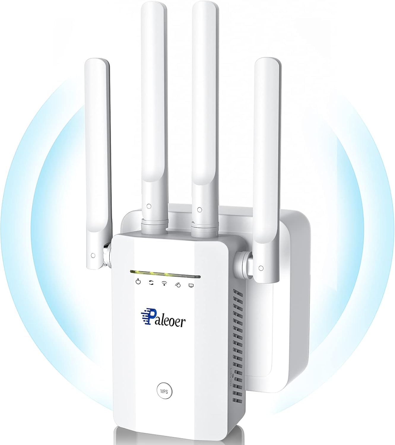 Newest 2022 WiFi Range Extender Signal Booster up to 6000sq.ft and 35 Devices, Internet Booster for Home, Wireless Internet Repeater and Signal Amplifier, 5 Modes,1-Tap Setup, Supports Ethernet Port Pack of 2