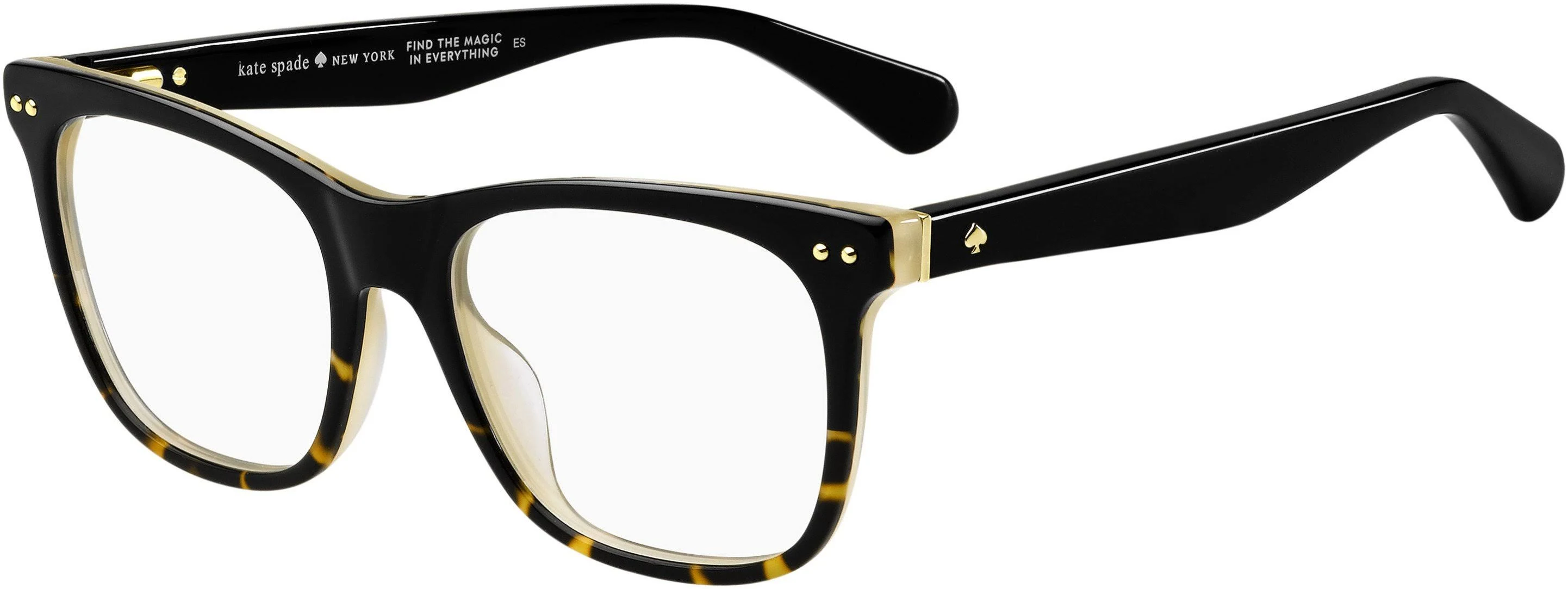 Kate Spade Aniyah Eyeglasses - 0W4A Black Havana Black