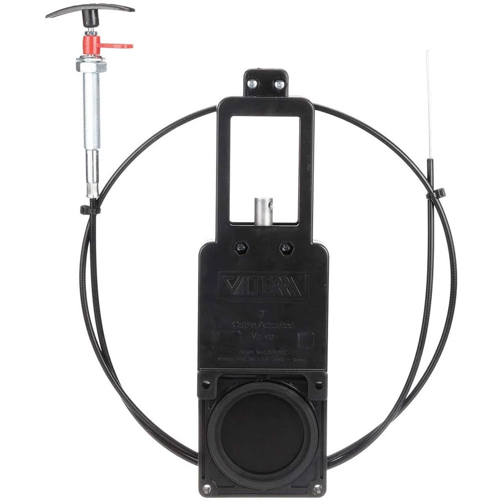 Valterra Black 3x22 Valve Tc372 Flexible Cable Kit-72 with 3x22 Valve