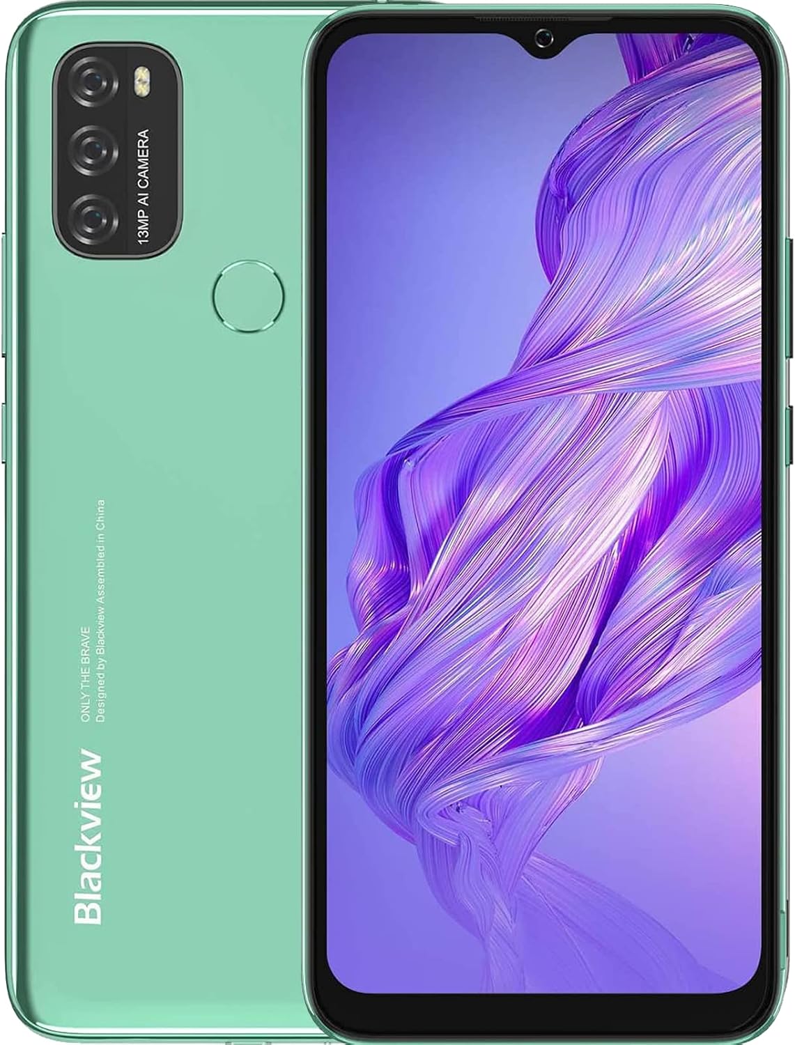 Cell Phone Unlocked, Android 11 Blackview A70, 6.5’’ FHD+ Screen, 5380mAh Massive Battery, Cell Phone with Octa Core 3GB 32GB, 13MP+5MP, Dual SIM Smartphone 4G, Face Unlock&Fingerprint (Red)