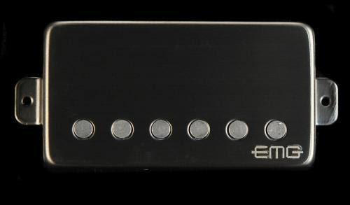 EMG 57/66 Humbucker Pickups, Set, Brushed Black Chrome