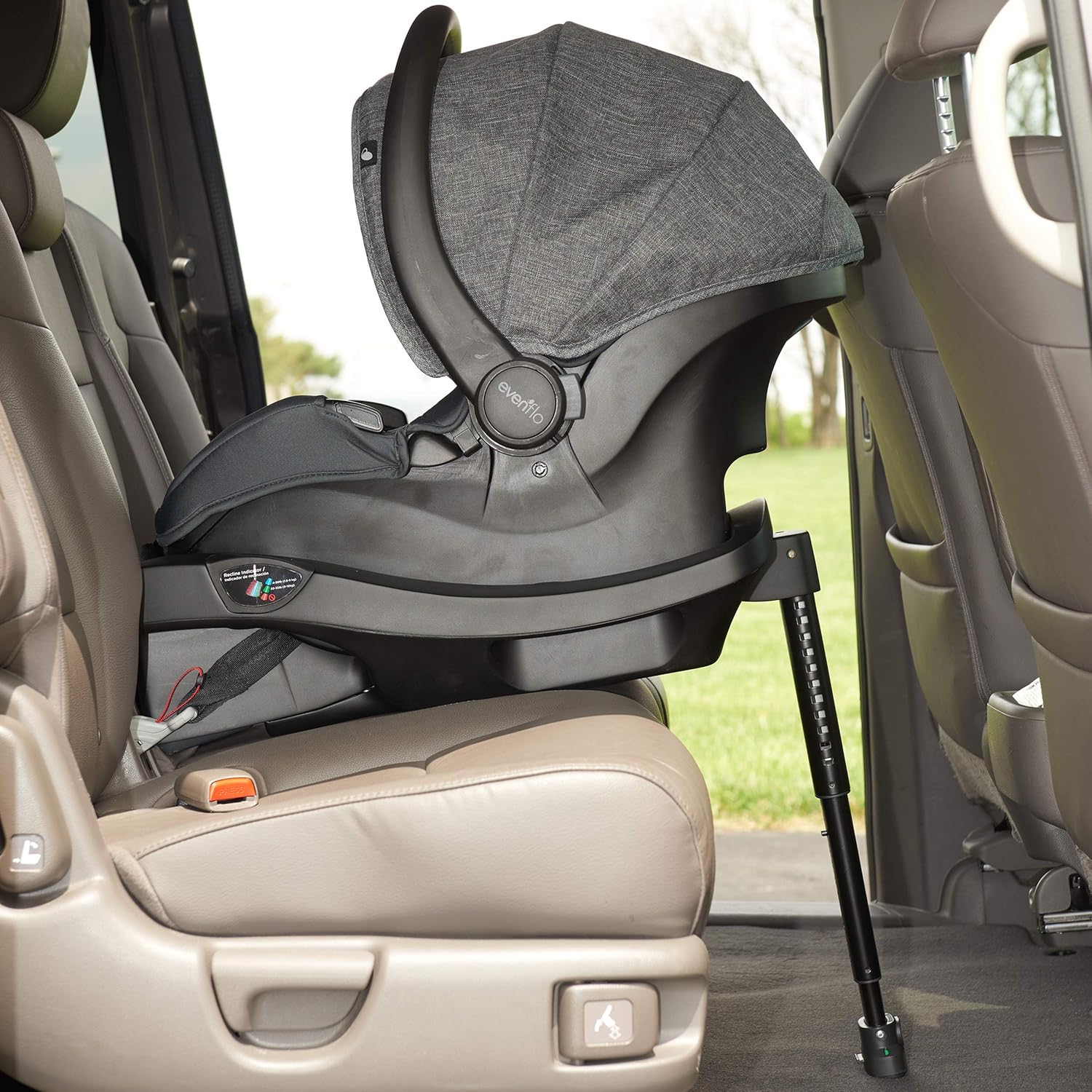 Evenflo LiteMax DLX Infant Car Seat Base, Black